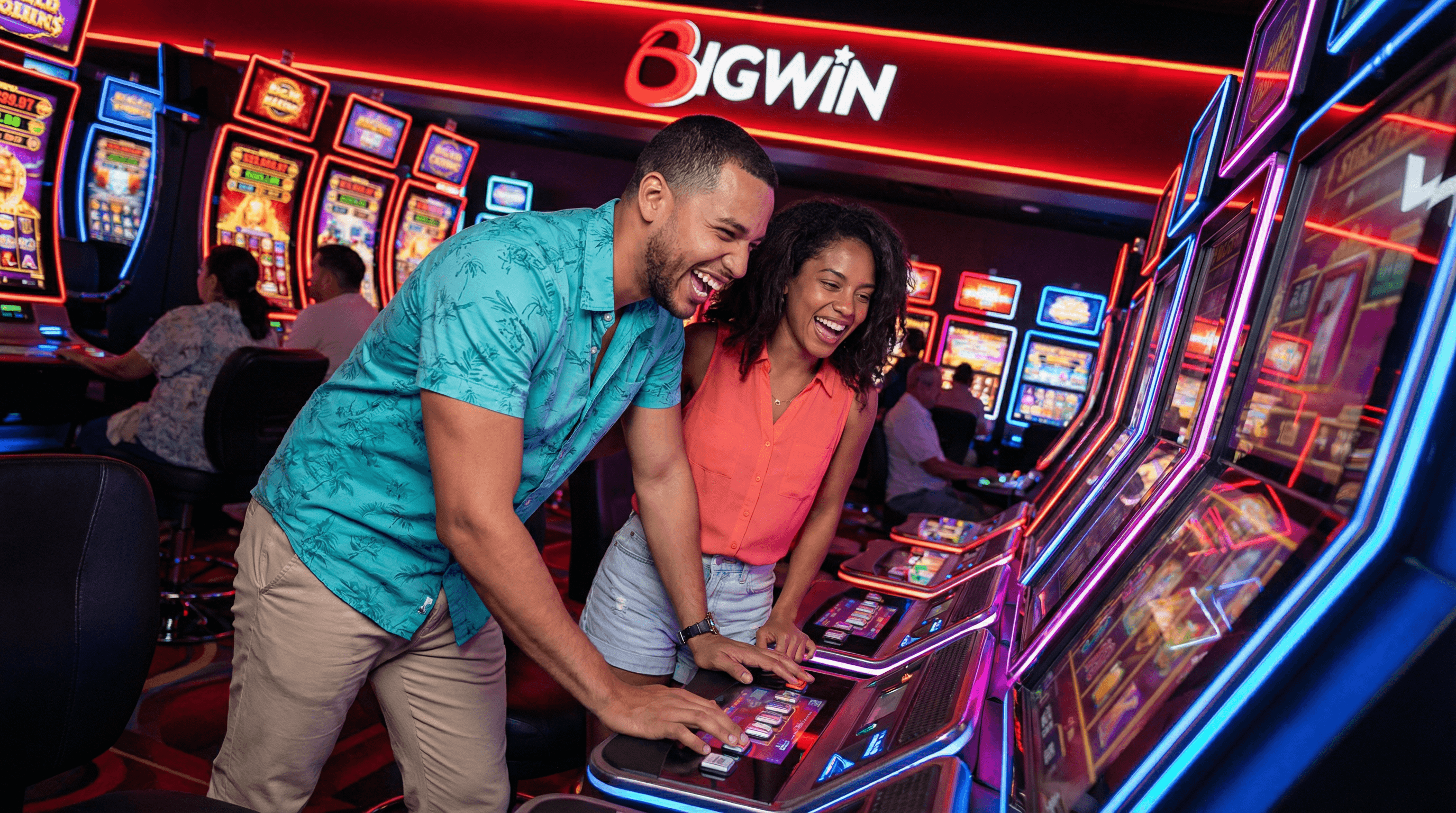 Interior de casino Big Win